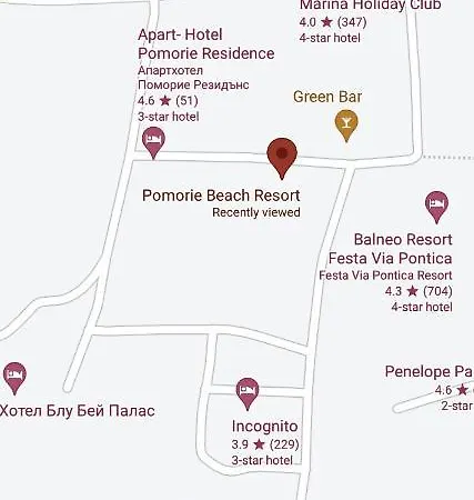 アパート Pomorie Beach Resort ポモリエ